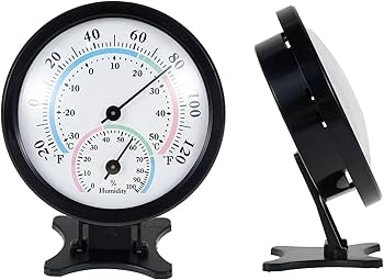 Amazon.co.jp: 小型温湿度計 - 温度湿度計ゲージ | 温度アナログ